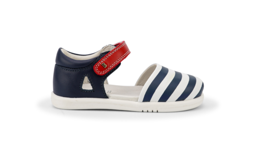 I Walk Twist Navy + Navy Stripe Print