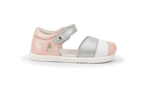I Walk Twist Seashell Shimmer + Silver Stripe