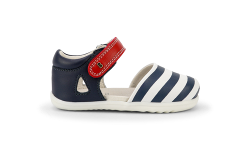 Step Up Twist Navy + Navy Stripe Print