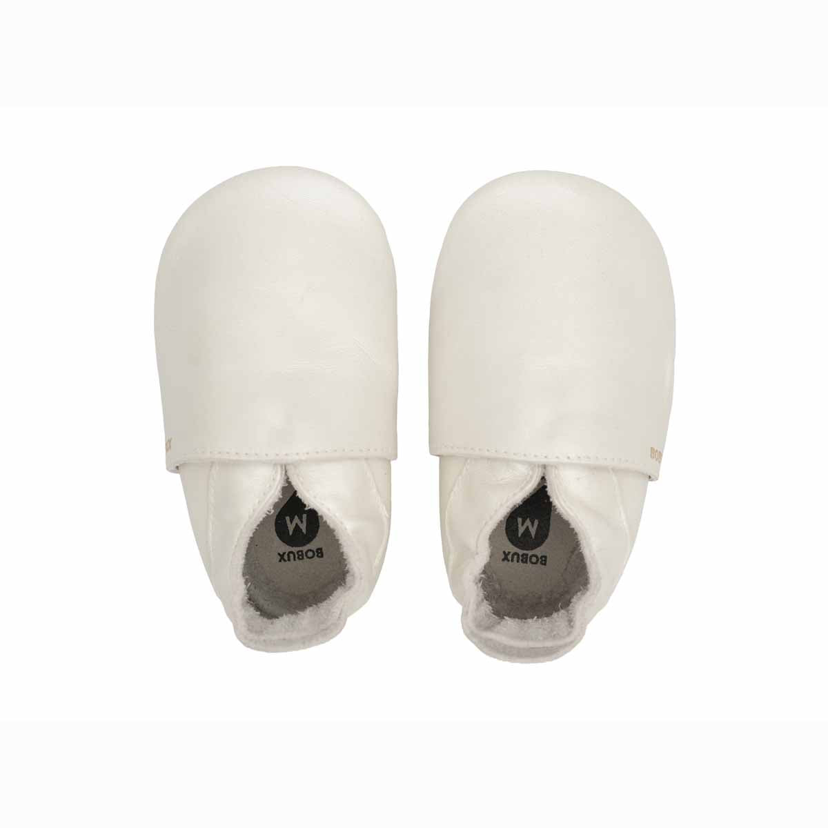 Soft Sole Simple Shoe Pearlised White