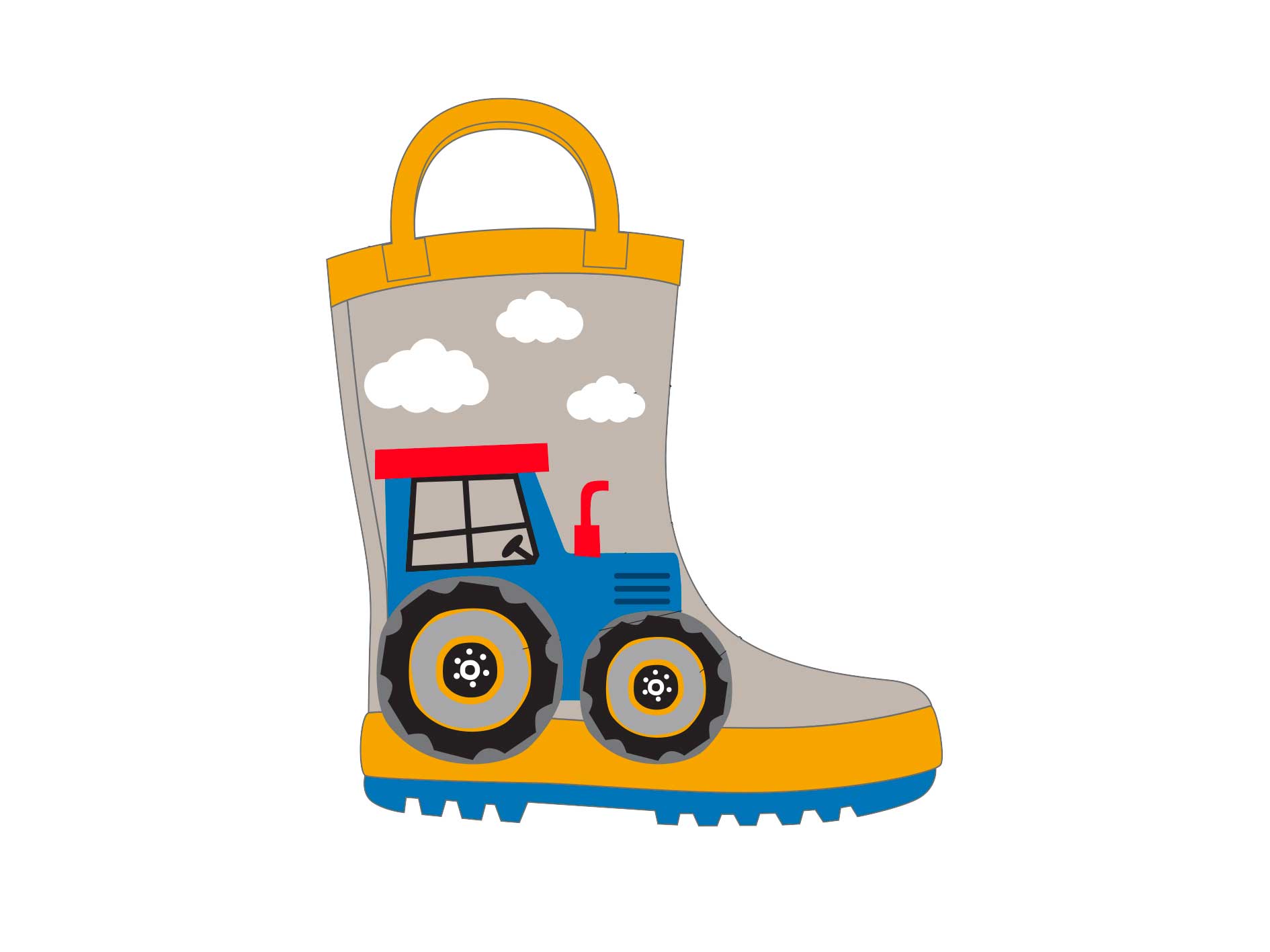 Rain Boot Trattore