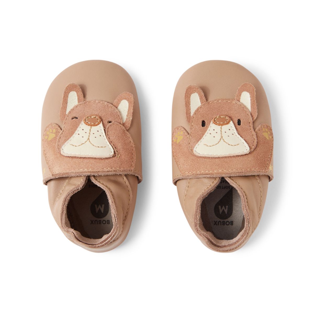 Soft Sole Peeking Puppy Warm Taupe