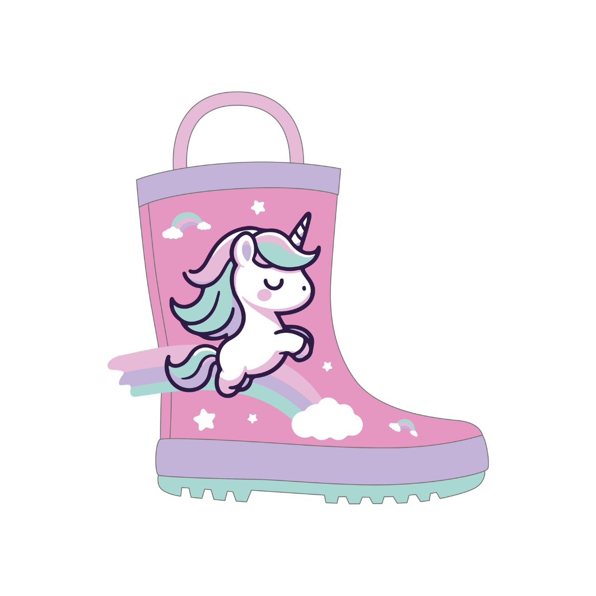 Rain Boot Mini Unicorn
