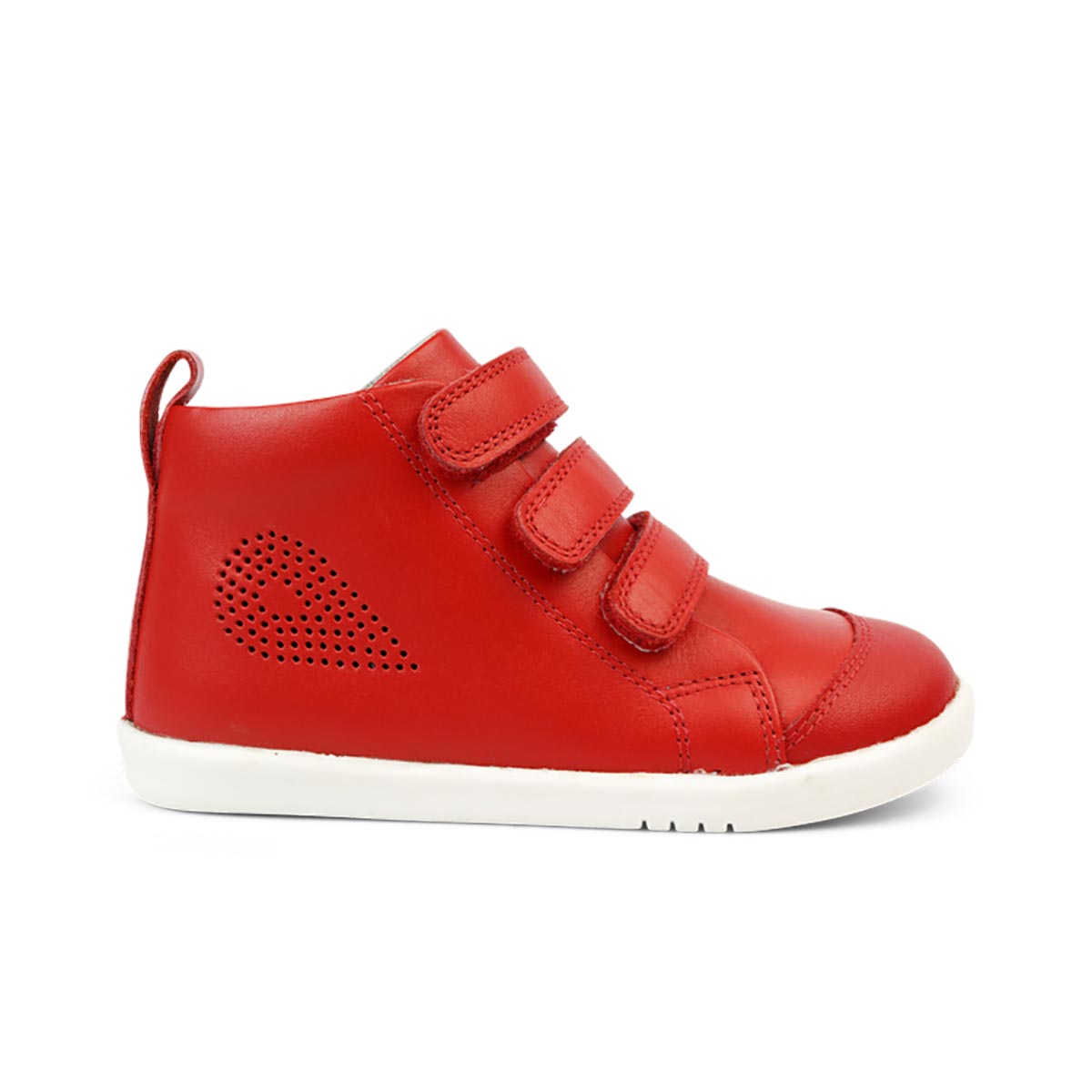 scarponcino sportivo in pelle rosa conchiglia Bobux Bobux I-Walk Hi court 
