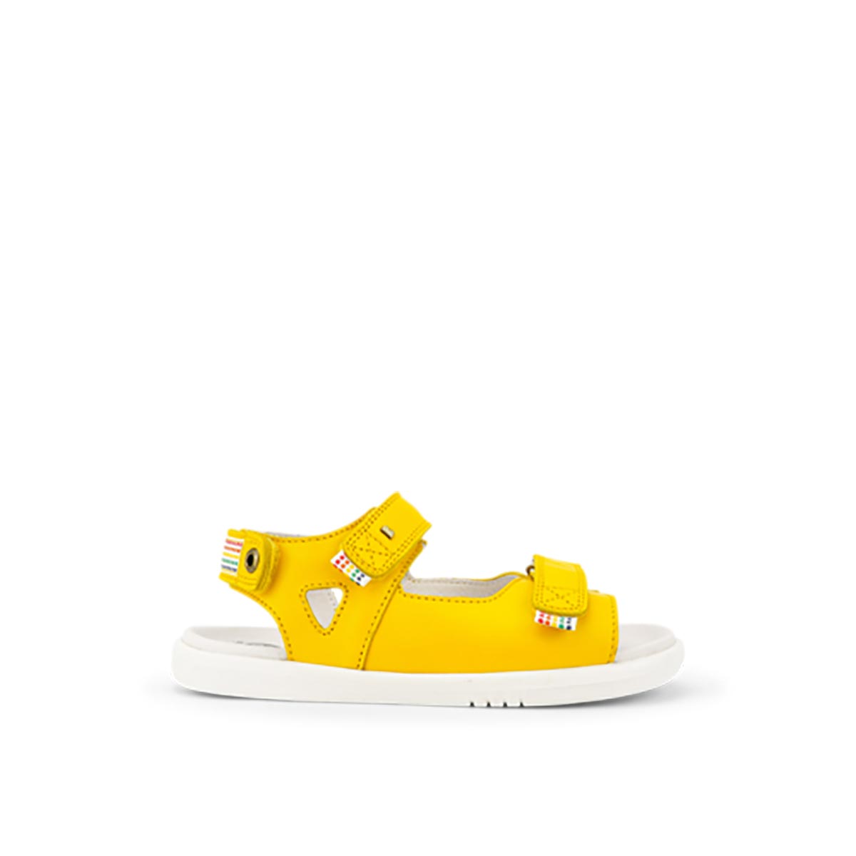 sandalo aperto in pelle giallo Rise Bobux Bobux Kid+ 